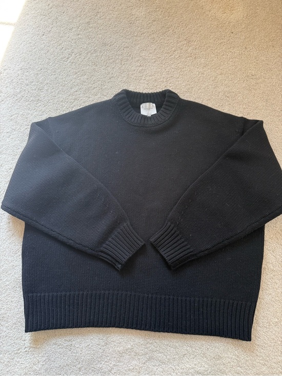 Reformation Sweaters - Reformation Black Crewneck Womens Wool Sweater/ The Gwen size small